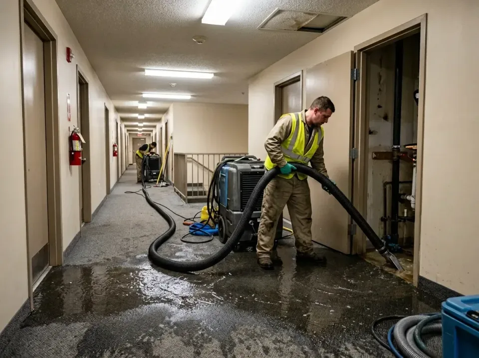 multi-unit-apartment-hallway-f-005 — frequently asked questions, Emergency Burst Pipe Water Extraction & Removal in Smithvil…